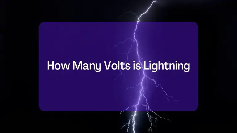 How Many Volts is Lightning