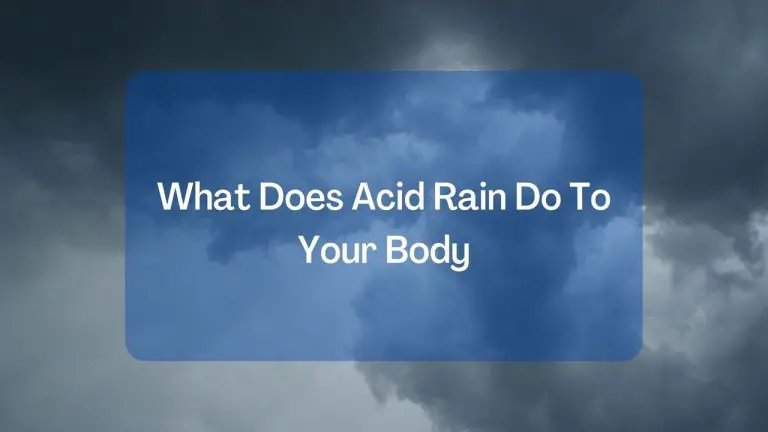 What Does Acid Rain Do To Your Body