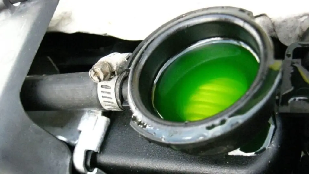 coolant and water